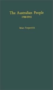 Tapa de The Australian people, 1788-1945