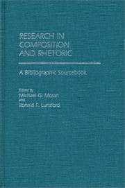 Tapa de Research in composition and rhetoric