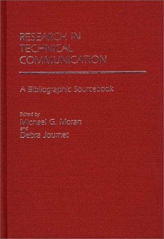 Tapa de Research in technical communication