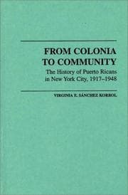 Tapa de From colonia to community