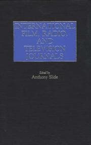 Tapa de International Film, Radio, and Television Journals