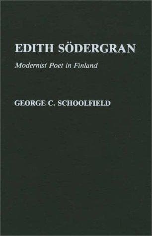 Tapa de Edith Södergran
