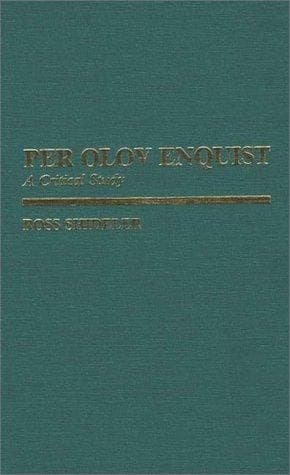Tapa de Per Olov Enquist, a critical study
