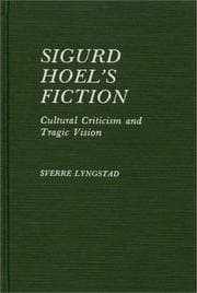 Tapa de Sigurd Hoel's fiction