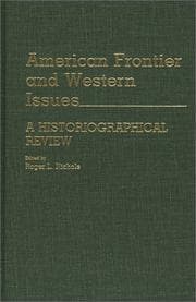 Tapa de American Frontier and Western Issues