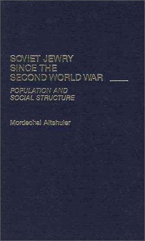 Tapa de Soviet Jewry since the Second World War