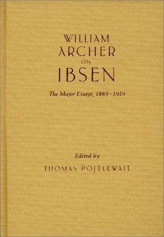 Tapa de William Archer on Ibsen