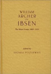 Tapa de William Archer on Ibsen