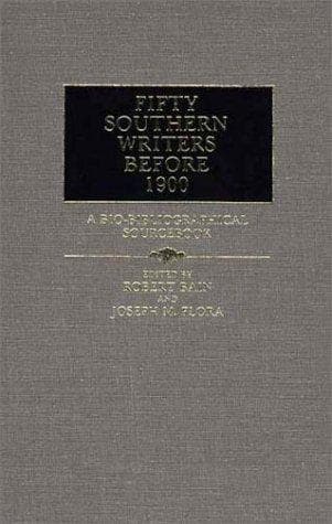 Tapa de Fifty Southern Writers Before 1900