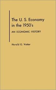 Tapa de The U.S. economy in the 1950's