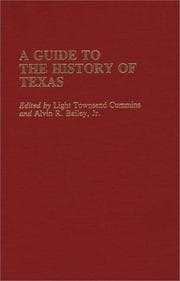 Tapa de A Guide to the history of Texas