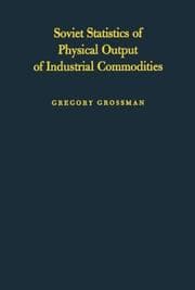 Tapa de Soviet statistics of physical output of industrial commodities