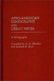 Tapa de Afro-American demography and urban issues