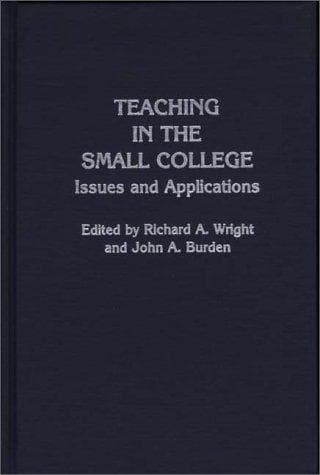 Tapa de Teaching in the small college