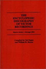Tapa de The encyclopedic discography of Victor recordings