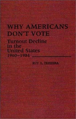 Tapa de Why Americans don't vote