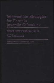 Tapa de Intervention Strategies for Chronic Juvenile Offenders