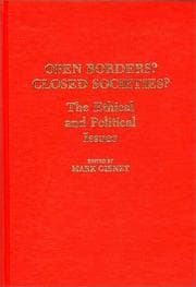 Tapa de Open Borders? Closed Societies?