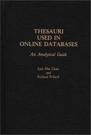 Tapa de Thesauri used in online databases