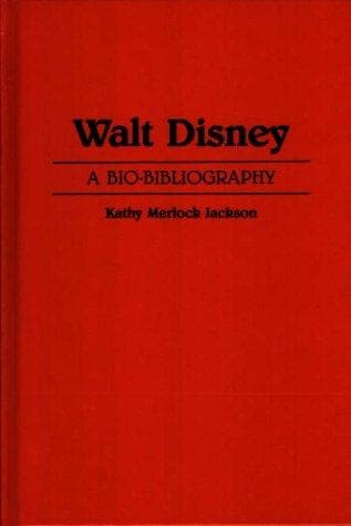 Tapa de Walt Disney, a bio-bibliography