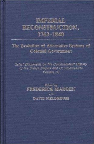 Tapa de Imperial Reconstruction 1763-1840