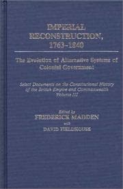 Tapa de Imperial Reconstruction 1763-1840