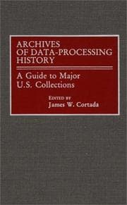 Tapa de Archives of data-processing history