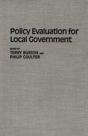 Tapa de Policy evaluation for localgovernment