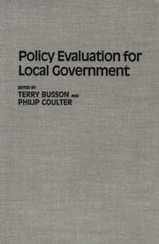 Tapa de Policy evaluation for localgovernment