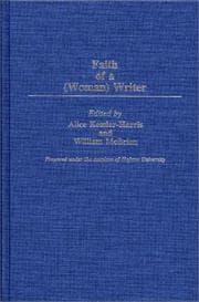 Tapa de Faith of a (woman) writer