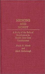 Tapa de Medicine and money