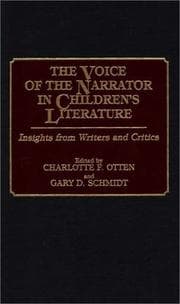 Tapa de The Voice of the narrator in children's literature