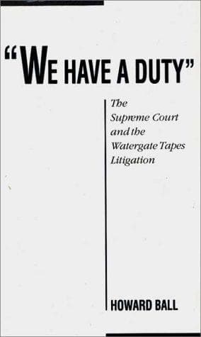 Tapa de "We have a duty"