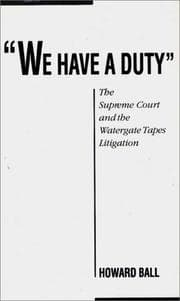 Tapa de "We have a duty"
