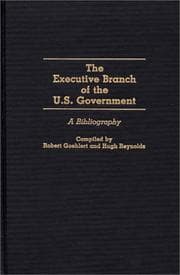 Tapa de The executive branch of the U.S. government