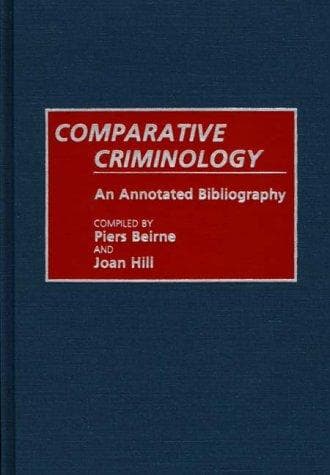 Tapa de Comparative criminology