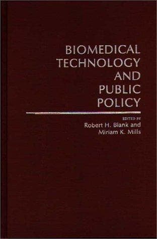Tapa de Biomedical technology and public policy