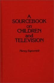 Tapa de A sourcebook on children and television