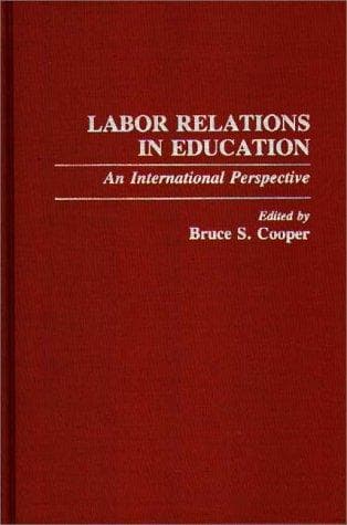 Tapa de Labor relations in education