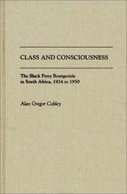 Tapa de Class and consciousness