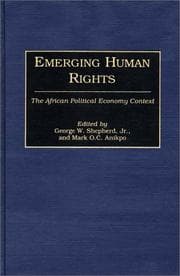 Tapa de Emerging human rights