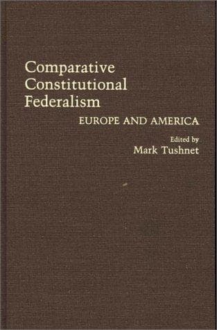 Tapa de Comparative Constitutional Federalism