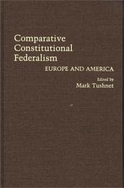 Tapa de Comparative Constitutional Federalism