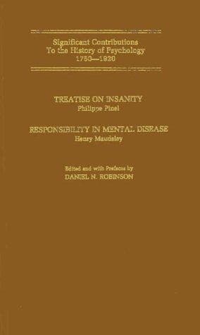 Tapa de Treatise on Insanity