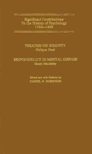 Tapa de Treatise on Insanity
