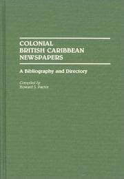 Tapa de Colonial British Caribbean newspapers