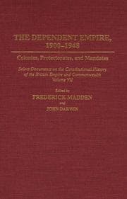 Tapa de The dependent empire, 1900-1948