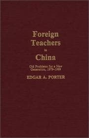 Tapa de Foreign teachers in China
