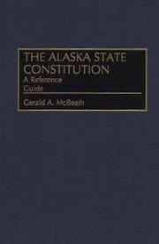 Tapa de The Alaska state constitution