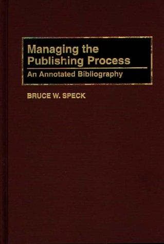 Tapa de Managing the publishing process